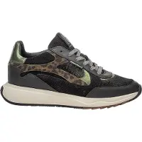 Floris van Bommel Sneakers laag 'Suvi 03' bruin / donkerbruin / groen / zwart