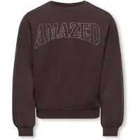 Kids Only KIDS GIRL sweater zwart Tekst - maat 122/128 | Sweater van