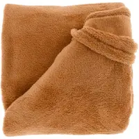 Unique living plaid justin 150x200cm camel