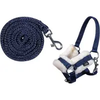 HKM Halster en Halstertouw voor Stokpaard - Hobby Horseing - Navy