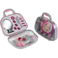 Klein Toys Braun kapsalon met haardroger - incl. stylingaccessoires en ventilator met koude-lucht-mechanisme - roze grijs
