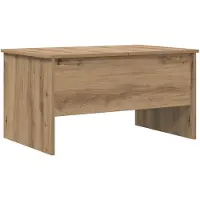 vidaXL Salontafel Artisan Eiken 102 x 50,5 x 46,5 cm Bewerkt hout