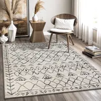 Muratap Boho vintage | laagpolig vloerkleed | modern tapijt | woonkamer, slaapkamer |