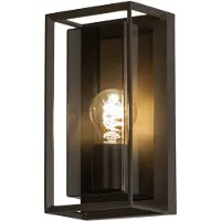 Lumidora Wandlamp 75348 - Voor buiten - ELIN - E27 - Bruin - Kunststof - Buitenlamp - IP54
