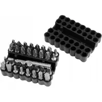 Graphite Bitset 33 Delen met Magnetische Houder 60mm - 25mm Bits