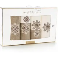 Zwoltex Egyptische Katoenen Handdoekenset 6-delig - Beige/Creme