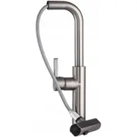 Gamma Keukenmengkraan Gun Metal - Uittrekbaar, 3 Functies