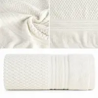 Eurofirany Luxe Katoenen Badstof Handdoek 50x90cm Crème Bruin 500gsm