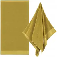 Zwoltex Elipse Badhanddoek Olijfgroen 70x140cm 420g Egyptisch Katoen
