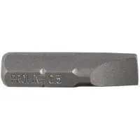Proline Platte Bit 6,5mm L=25mm CrV S2 - 2 Stuks Blister