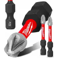 Milwaukee PZ2 Impact Bits 50mm Magnetisch 2 Stuks