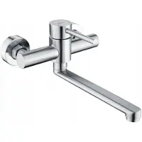 Duro De ACERO Wandkraan Keuken RVS 20 cm