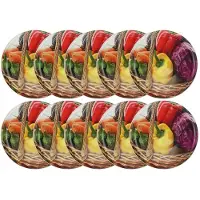 Tragar Weckglazen Deksel 82mm - 10 stuks - Groen & Wit