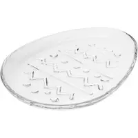 Altom Design Altom Glazen schaal eivormig 20x15 cm