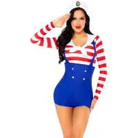 Leg avenue - Sailor Sweetie Kostuum - M - Multicolours