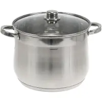 Klausberg Gietijzeren Pan 10,7L 26cm met Deksel - Energiezuinig Koken
