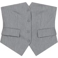 Refined Department Dames Tops & T-shirts Steijn - Grijs - Maat M
