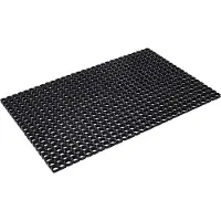 Miltex Rubberen ringmat, 1200 x 800 mm, zwart