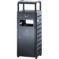 Probbax Asbak-afvalbak voor binnen en buiten, B 330 x D 280 x H 880 mm