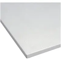 Treston LPL tafelblad QuatreX, melaminehars gecoat, randbescherming, B 1530 x D 750 x H 25 mm, lichtgrijs RAL 7035