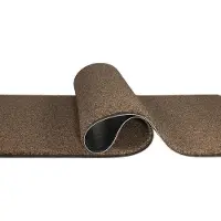Miltex vuilopvangmat Eazycare Duet, voor binnen, gewenste lengte x 2000 mm, polyamide, chocoladebruin