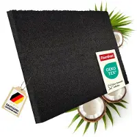 Karat Deurmat Kokos - Voor Binnen en Buiten - Deurmat van Kokos - Vuilvangmat voor Voordeur - Antislip - Voetschraper - Schoonloopmat Naturel - Zwart - 24 mm - 40 x 60 cm