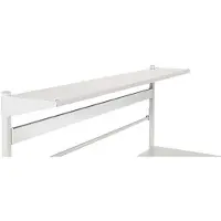 Treston Etagelegbord serie TPB, breedte 1800 mm, van staal, voor inpaktafels serie TPB