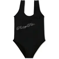 Philipp Plein Badpak zwart / zilver