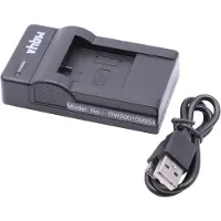 VHBW Acculader compatibel met o.a. Evolveo, Midland, Qumox, Rollei en SJCAM camera accu's