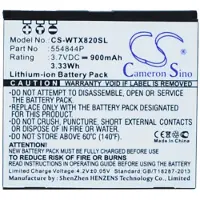 123accu WayteQ 554844P accu (900 mAh, huismerk)