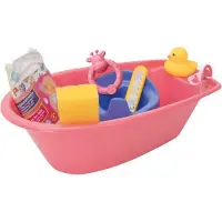 Heless Poppenbad Roze Met Accessoires 40,5 Cm