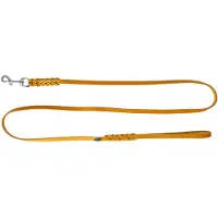Dingo Leren Hondenhalsband Curry 1.2x180cm - Natuurlijk Leer