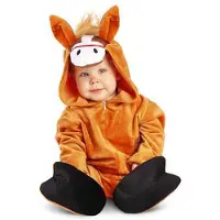 MOM Surprise Horse Baby Costume Oranje 7-12 Months Kinderen