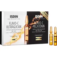 Isdin Isdinceutics Flavo-c Melatonine + Ultraglican 10 + 10 Ampullen 20 stuks