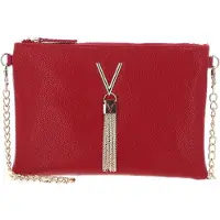 Valentino Schoudertas Koppeling Divina Clutch Rosso Scuro Rood