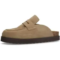 Sacha suède clogs taupe female | Maat: 41