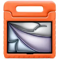 XCCESS Tablethoes geschikt voor Apple iPad Pro 12.9 Inch (2021) Kinder Tablethoes met Handvat | Kids Guard - Oranje