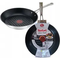 Tefal Evercook Grillpan 26cm - Zilver, Geschikt voor Inductie