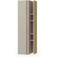 Vicco Edelin Badkamerkast – 35 x 120 cm Met 4 open opbergvakken Kasjmier