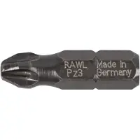 Rawlplug Pozidriv PZ3 Slagbits 25mm - 20 stuks