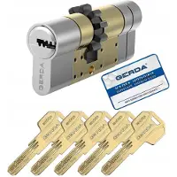 Gerda Exxo Smart Modulaire Cilinder 36/45Z Nikkel met Nok