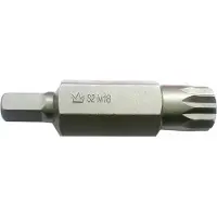 Richmann Spline Bit met Gat M16 16x75mm S2 Staal C3347