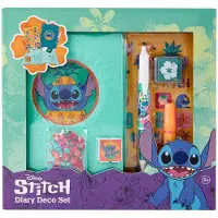 Sombo Stitch dagboek decoset fluffy, met 4-kleuren pen en stickers