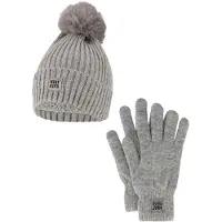 Heatkeeper Dames Winter Thermo Set - Muts + Handschoenen - Grey - One Size