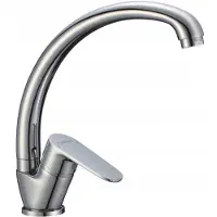 Hydroland Nero Keukenkraan Staand Zilver B645S