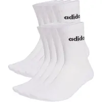 Adidas Sportsokken 'LINEAR CUSHIONED CREW SOCK 10 PAIR PACK' zwart / wit