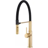Gamma Keukenmengkraan VENTO NEW GOLD met uittrekbare spuit