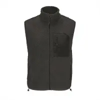 SOL's Unisex Sherpa Bodywarmer Fury L04041 - Carbon Grey/Black - S