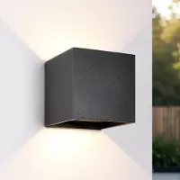 LumenXL Oplaadbare wandlamp Arden met bewegingssensor- zwart