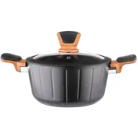 Altom Design Valdinox Initio Pan 20cm 2,4L met deksel - Inductie, antiaanbaklaag